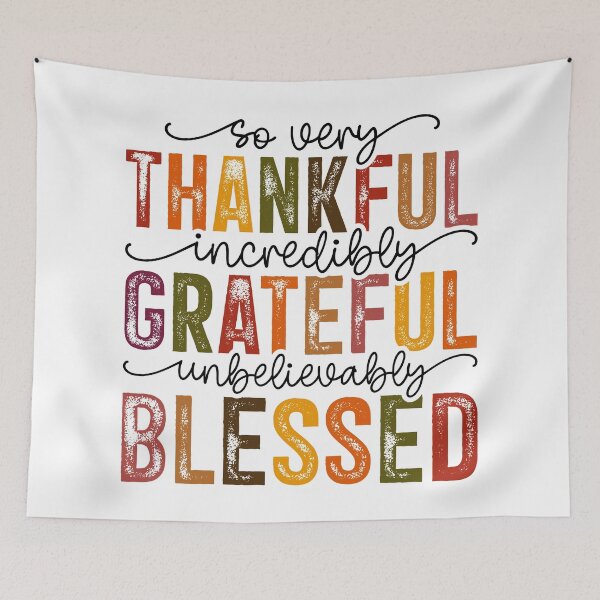 Item preview, Thankful Grateful Blessed designed and sold by Embers & Incense Co..