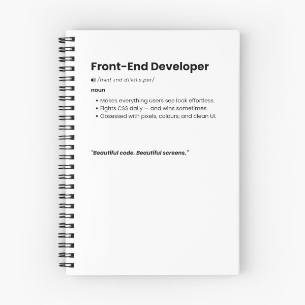 Item preview, Front-End Developer Definition | Funny Web Dev Gift for UI & JavaScript Engineers designed and sold by Yuli Club.