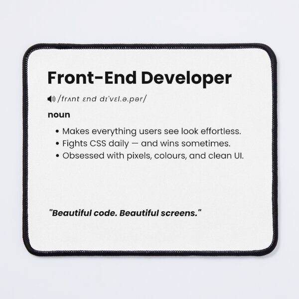 Item preview, Front-End Developer Definition | Funny Web Dev Gift for UI & JavaScript Engineers designed and sold by Yuli Club.