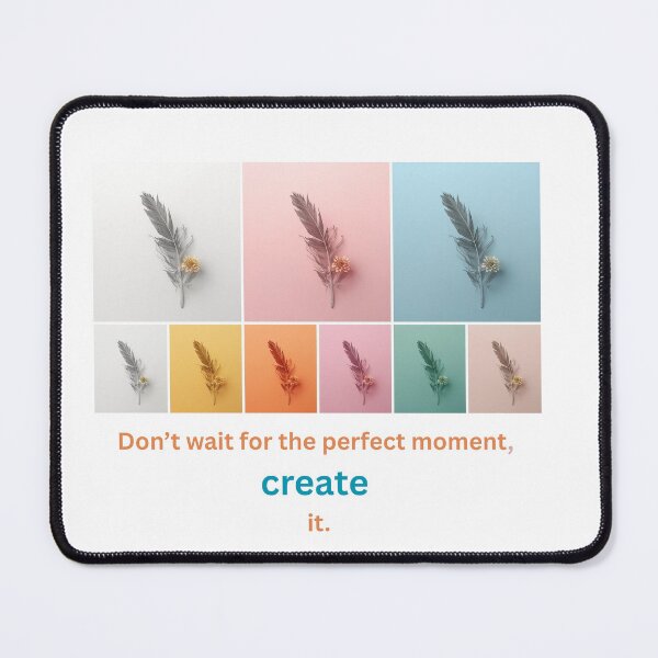 Item preview, designs for motivation : soft color flowers and feathers. create designed and sold by Alchemic-Gifts.