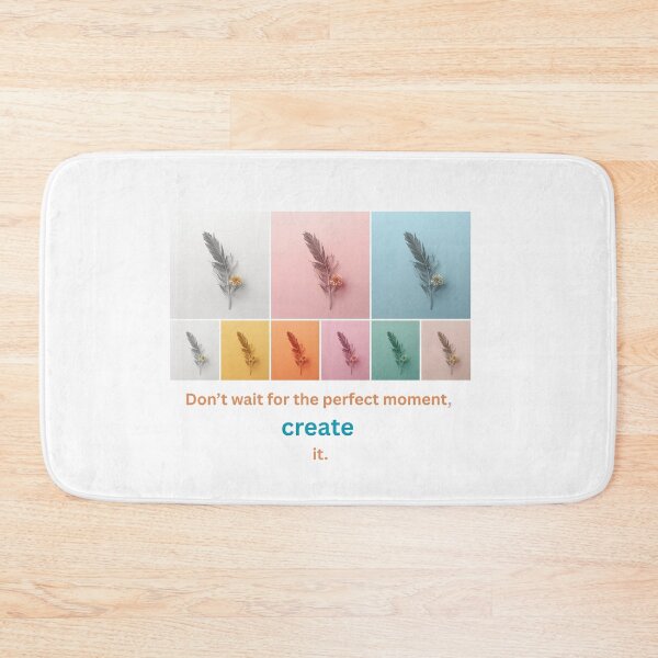 Item preview, designs for motivation : soft color flowers and feathers. create  designed and sold by Alchemic-Gifts.