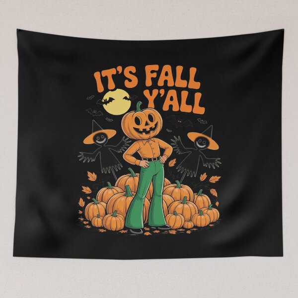 Item preview, It's Fall Y'all Pumpkin Cowgirl Western Halloween designed and sold by ryukaizox1.