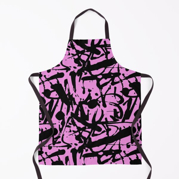 Artikelvorschau, Abstrakte Graffiti in Pink und Schwarz entworfen und verkauft von ViaARTfactory.