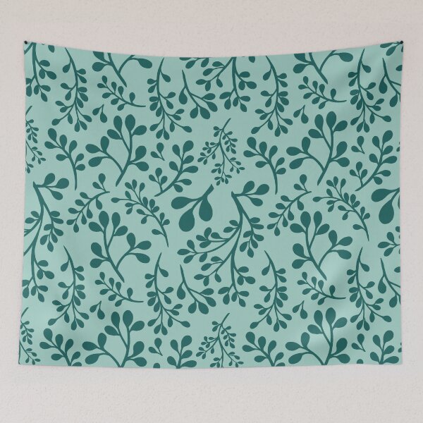 Item preview, Tiny Ferns (cyan) designed and sold by Issiebee Designs.