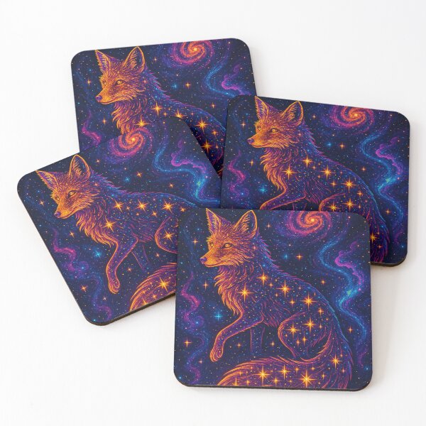 Item preview, Starlight Fox Nebula Guardian designed and sold by Expl0rer.