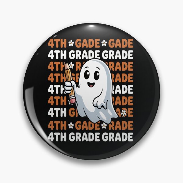 Item preview, 4th Grade Halloween Ghost Teacher Student designed and sold by Moxizz.