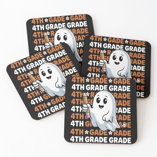Item preview, 4th Grade Halloween Ghost Teacher Student designed and sold by Moxizz.