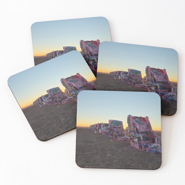 Item preview, Cadillac Ranch at sunrise. Route 66 designed and sold by porchswings.