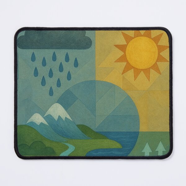 Item preview, Water Cycle Painting in Gouache designed and sold by Artprint-By-Bri.