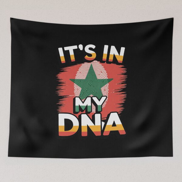 Item preview, It's in My DNA Morocco Flag Fingerprint designed and sold by countntenov.