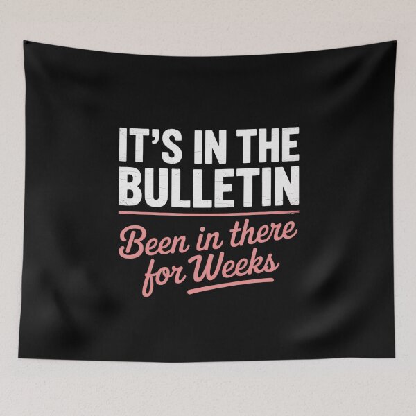 Item preview, It's in The Bulletin Church Parish Secretary Clergy designed and sold by countntenov.