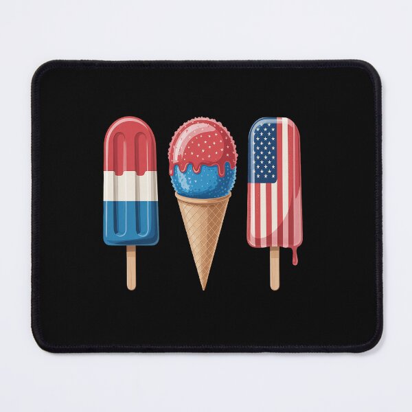 Item preview, 4th Of July Cute Popsicle Patriotic Ice Cream Men Women designed and sold by Moxizz.