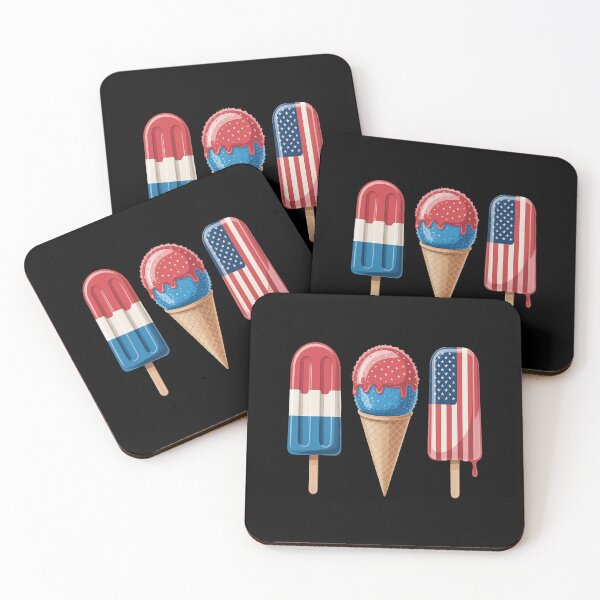 Item preview, 4th Of July Cute Popsicle Patriotic Ice Cream Men Women designed and sold by Moxizz.