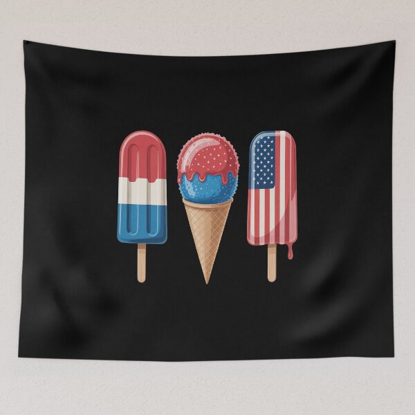 Item preview, 4th Of July Cute Popsicle Patriotic Ice Cream Men Women designed and sold by Moxizz.