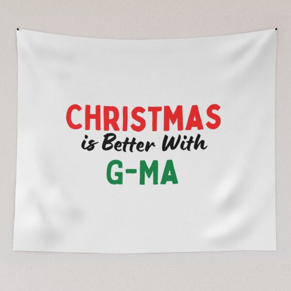 Item preview, Christmas Is Better With G-Ma Sticker designed and sold by Anaya Jovani.