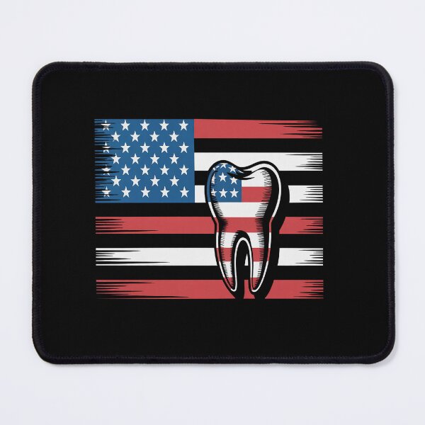 Item preview, 4th of July Dental Dentist Tooth Doctor Usa Flag designed and sold by Moxizz.