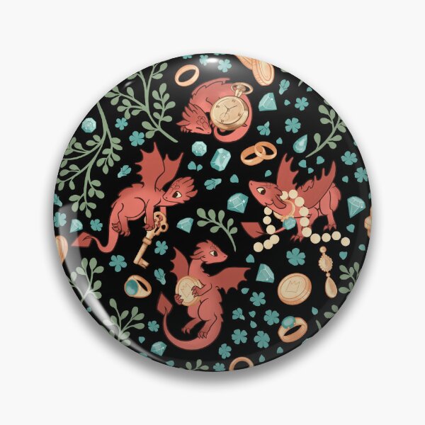 Item preview, Tiny Dragons (black) designed and sold by Issiebee Designs.