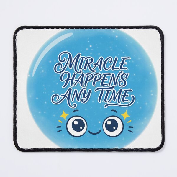 Item preview, Miracle Happens Anytime – Cute Kawaii Sparkle Face Design designed and sold by Ranrajshop.