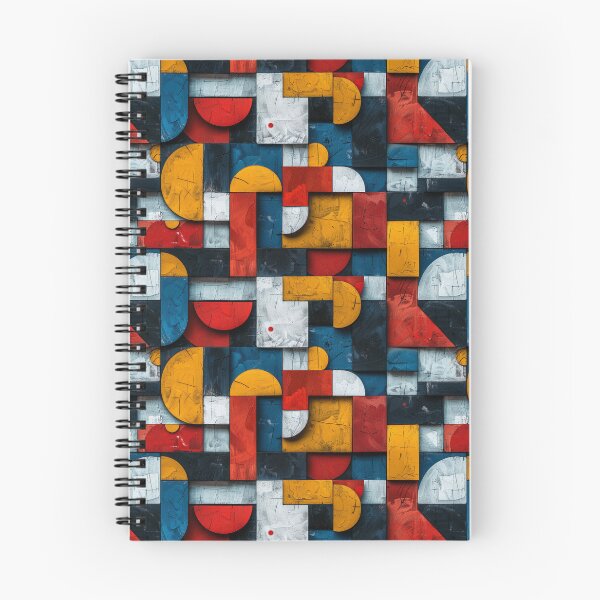 Item preview, Textured Abstract Mondrian Style Geometric Pattern designed and sold by NTGUILTY.