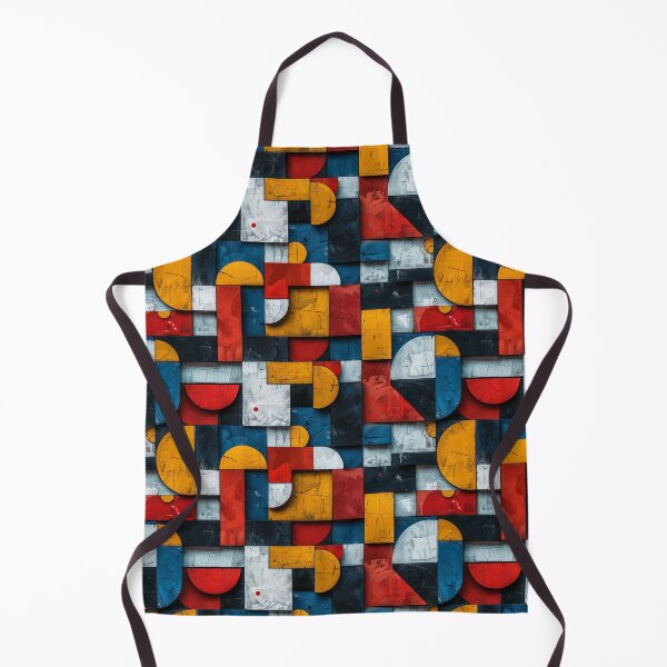 Item preview, Textured Abstract Mondrian Style Geometric Pattern designed and sold by NTGUILTY.