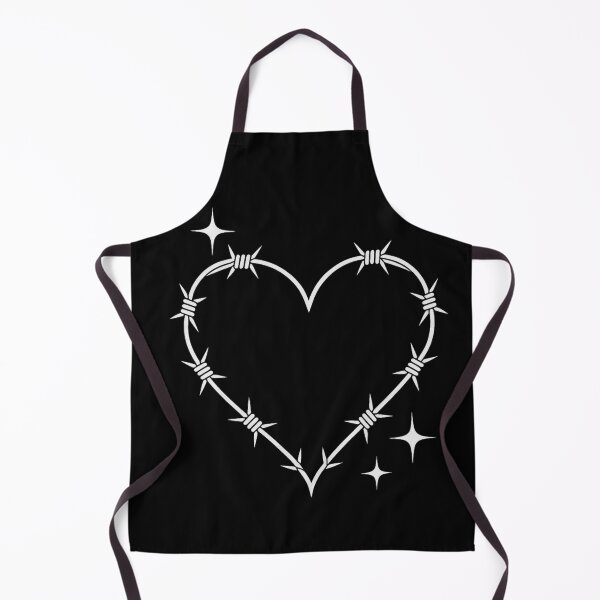 Item preview, Barbed Wire Heart with Sparkles – Gothic Alt Punk Love Sticker Design designed and sold by Mouraludia.