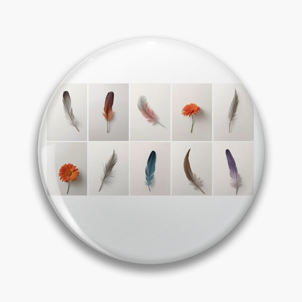 Item preview, flowers and feathers  designed and sold by Alchemic-Gifts.