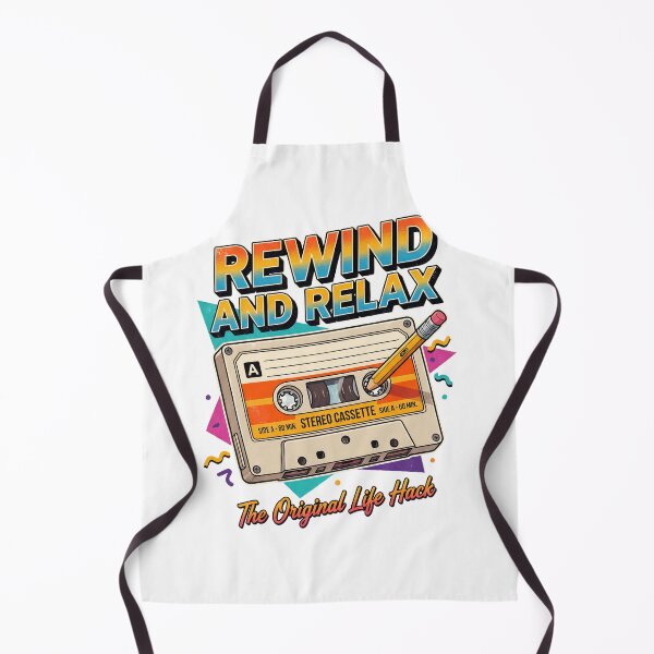 Item preview, Rewind and Relax Retro Cassette Tape designed and sold by Quillway.