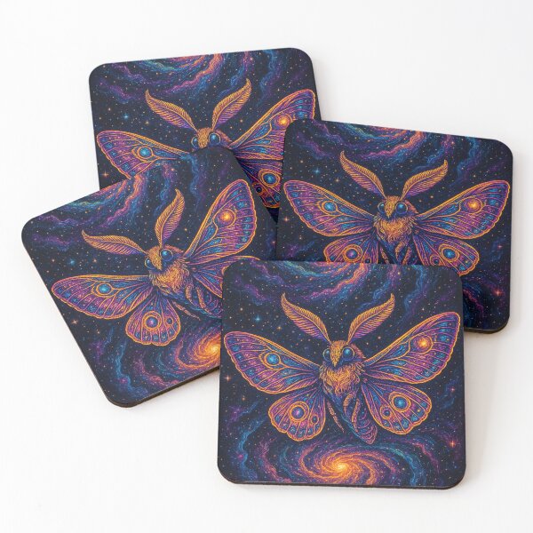 Item preview, Cosmic Moth Between Spiral Galaxies designed and sold by Expl0rer.