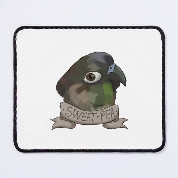 Item preview, Sweet Pea Green Cheek Conure designed and sold by MoodyItalianArt.