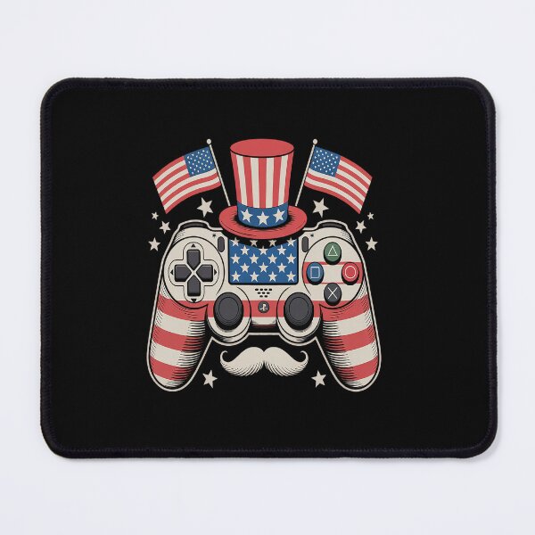 Item preview, 4th Of July Video Gamer US Flag Gaming Patriot Boys Kids Men designed and sold by Moxizz.
