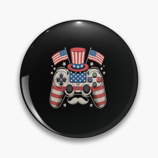Item preview, 4th Of July Video Gamer US Flag Gaming Patriot Boys Kids Men designed and sold by Moxizz.