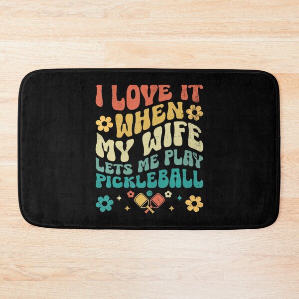 Item preview, Love My Wife Lets Me Play Pickleball Pickle Ball Husband Men designed and sold by SheilaAnjelica.