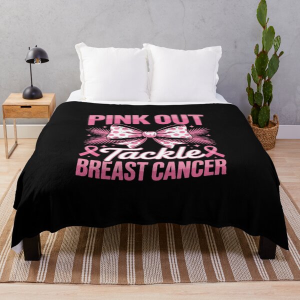 Artikelvorschau, Coquette Bow Pink Out Tackle American Football Brustkrebs entworfen und verkauft von MicanCuteStore.