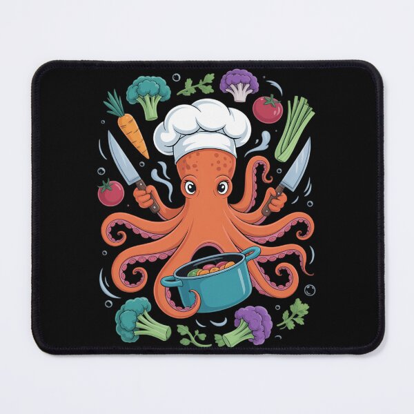 Item preview, Octopus Funny Cooking Sous Chef Cook designed and sold by DentistLegal.