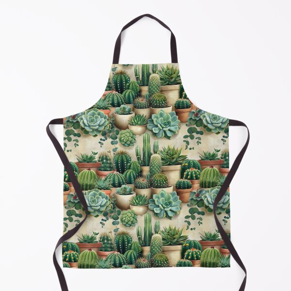 Item preview, Lush Potted Succulents and Cacti Botanical Pattern designed and sold by NTGUILTY.