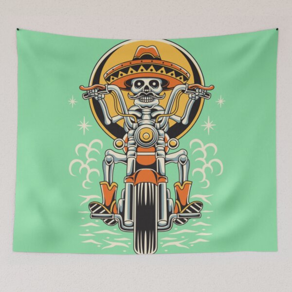 Item preview, Skeleton Moto Rider designed and sold by Pakartishop.