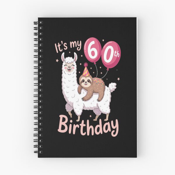 Item preview, 60 Years Old 60th Birthday Llama Sloth designed and sold by Moxizz.