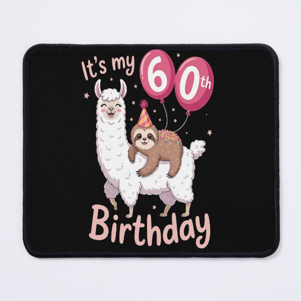 Item preview, 60 Years Old 60th Birthday Llama Sloth designed and sold by Moxizz.