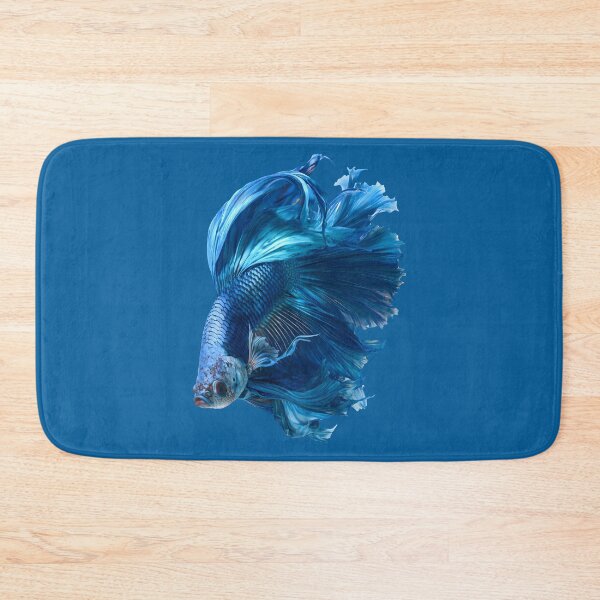 Item preview, Vivid Blue Halfmoon Betta Siamese Fighting Fish, Electric Blue Iridescent designed and sold by meganohm.