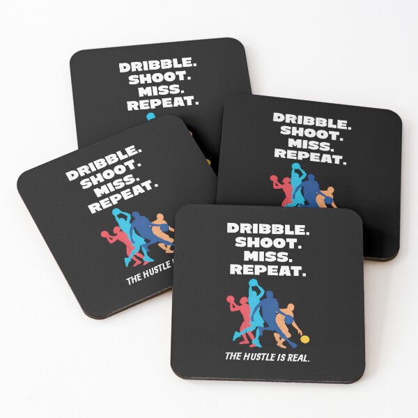 Item preview, Dribble Shoot Miss Repeat Basketball Mindset For Hustlers designed and sold by DanielleTonia.