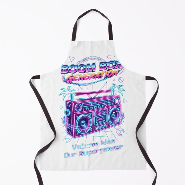 Item preview, Boom Box Generation Retro 80s Neon Boombox designed and sold by Quillway.