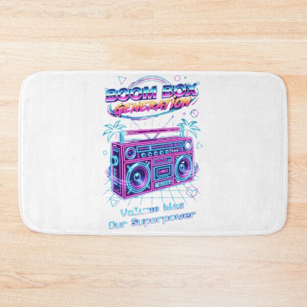 Item preview, Boom Box Generation Retro 80s Neon Boombox designed and sold by Quillway.