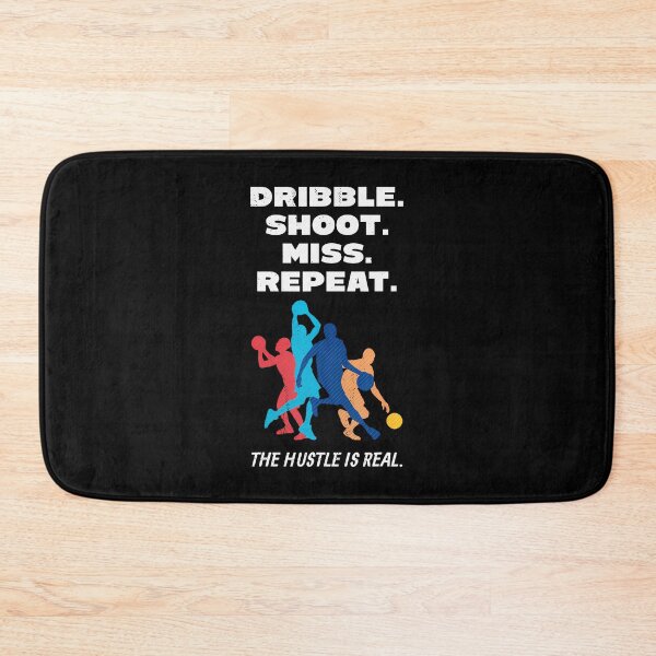 Item preview, Dribble Shoot Miss Repeat Basketball Mindset For Hustlers designed and sold by DanielleTonia.