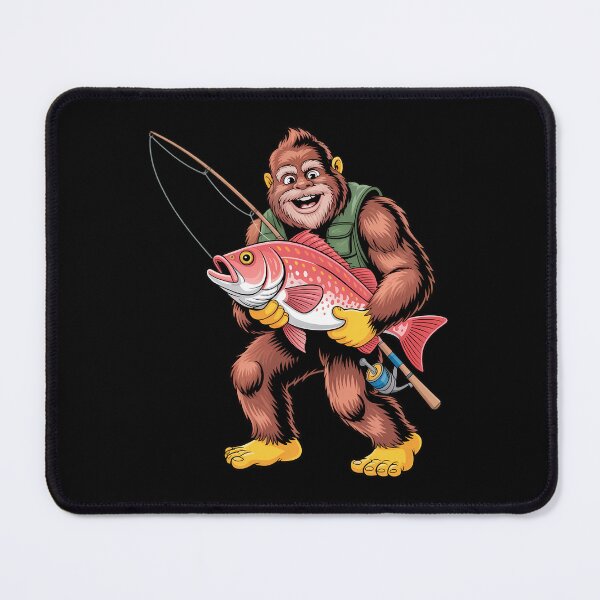 Item preview, Redfish Fishing Hunting Bigfoot Fishermen designed and sold by DentistLegal.