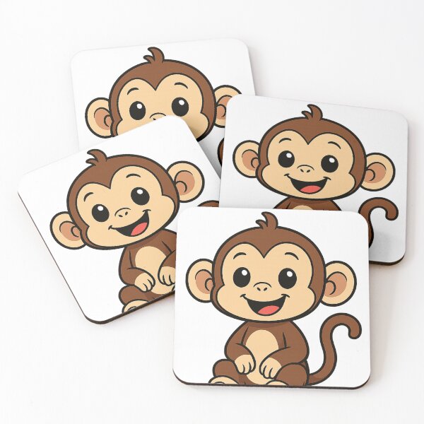 Item preview, monkey cartoon  designed and sold by AYMAART.