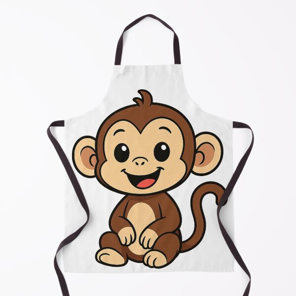 Item preview, monkey cartoon designed and sold by AYMAART.