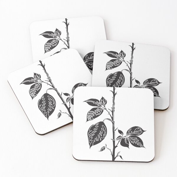 Item preview, JP Rose Black and White Drawing designed and sold by BoldLineArt.