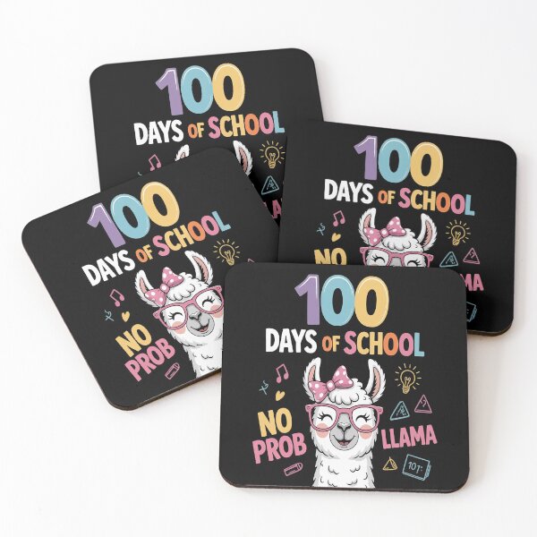 Item preview, 100 day of school  100th No Probllama Llama designed and sold by Moxizz.