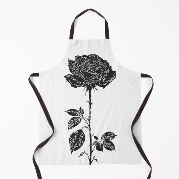 Item preview, JP Rose Black and White Drawing designed and sold by BoldLineArt.