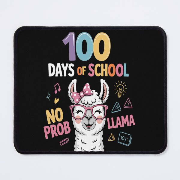 Item preview, 100 day of school 100th No Probllama Llama designed and sold by Moxizz.